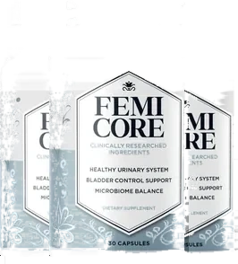 FemiCore 3-bottle women&rsquo;s urinary support package